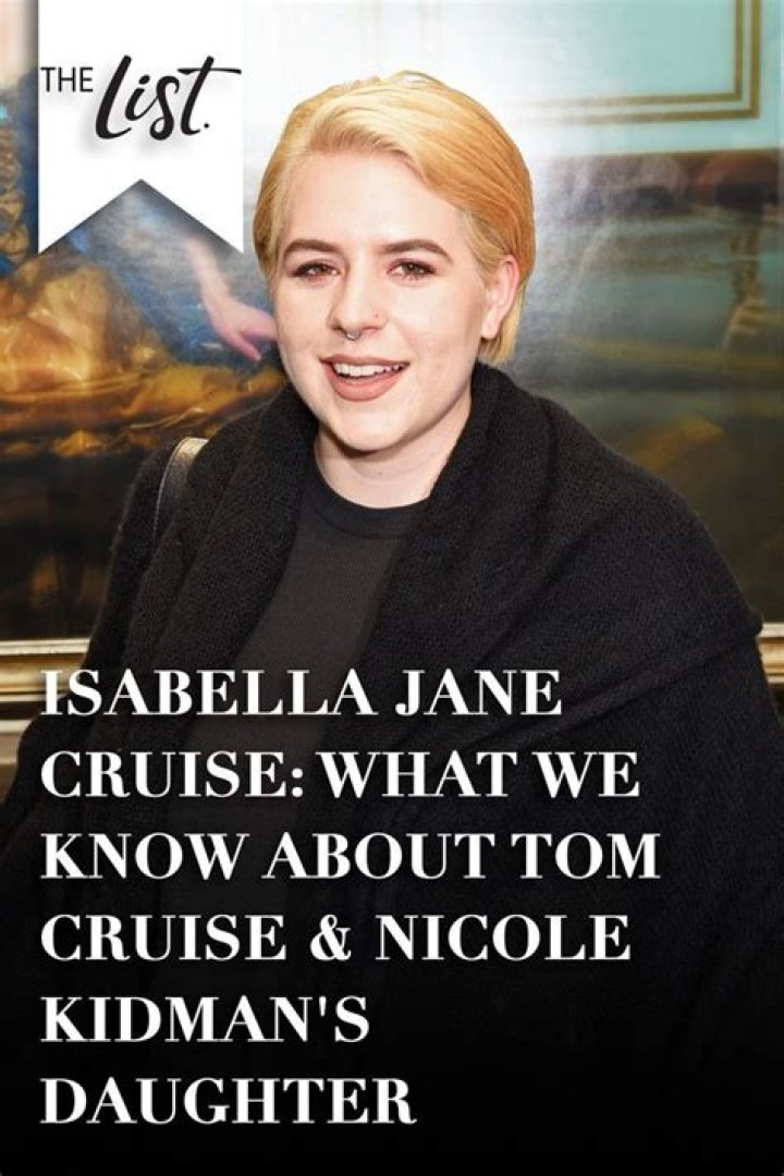 Unveiling Isabella Jane Cruise: The Life and Legacy of Tom Cruise's Adopted Daughter